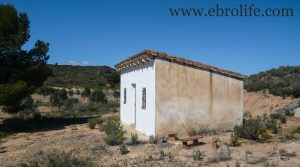 Finca de olivos en Fabara en venta con río