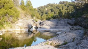 Finca rústica junto al río algars en Arnes para vender con pinares