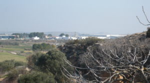 Detalle de Torre vivienda en la Huerta de Caspe con garaje