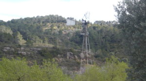 Detalle de Masía de piedra en Masalsinas, Calaceite con almendros por 79000€€