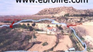 Finca y casa en el embalse de Caspe a buen precio con frutales por 48.000€