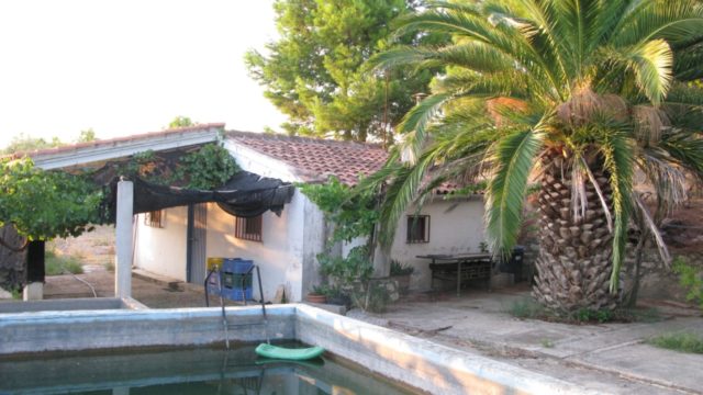 Finca y casa en el embalse de Caspe