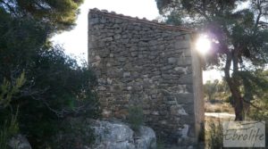 Masía de piedra en Maella. a buen precio con olivos centenarios por 29.000€