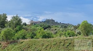 Hermosa finca con casa de piedra en La Fresneda. para vender con balsa de riego por 35.000€