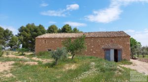 Vendemos Casa de piedra en Caspe con olivos por 28.000€