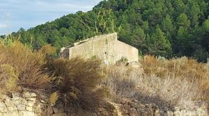 Finca en Horta de Sant Joan a buen precio con reserva de agua. pozo con noria por 56.000€