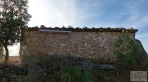 Finca con másica de piedra en Calaceite con almendros y olivos. a buen precio con tranquilidad y privacidad por 28.000€