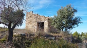 Foto de Finca con másica de piedra en Calaceite con almendros y olivos. en venta con tranquilidad y privacidad por 28.000€