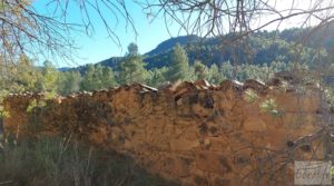 Finca agrícola con masía de piedra y bosque en Fuentespalda. para vender con excelentes accesos