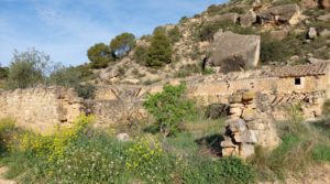 Detalle de Propiedad en Alcañiz con gran construcción antigua.