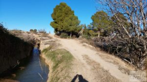 Finca en la huerta de Caspe con vivienda y almacén. en venta con reserva de agua por 180.000€