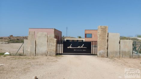 Finca de 7000 m2. en Alcañiz con taller de escultura.